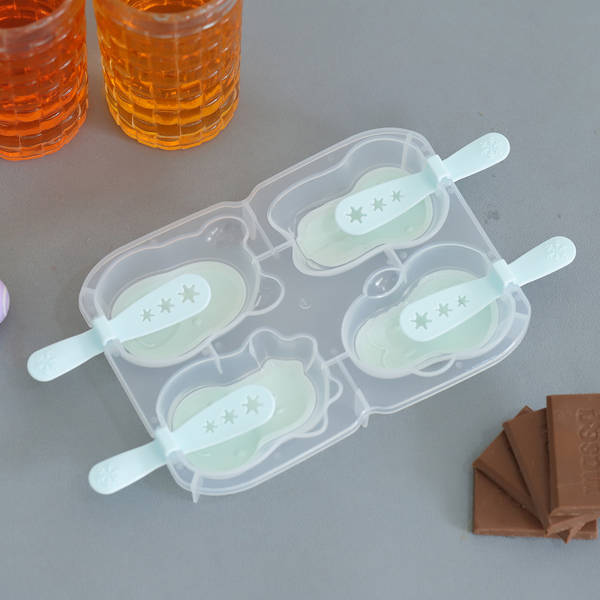 Ice Candy Mould - Bear - Assorted - Set Of 4
