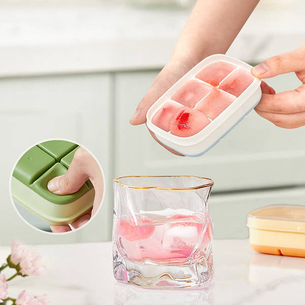 Ice Cube Tray Easy Demolding Single Piece