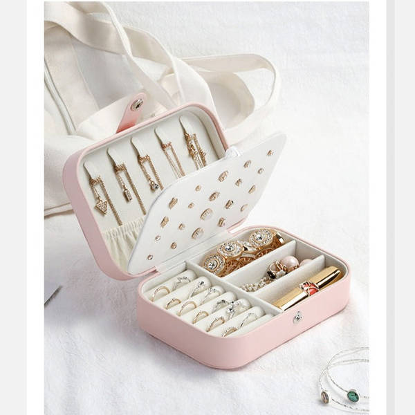 Jewellery Box - Double Layered - Compact - Assorted - Single Piece