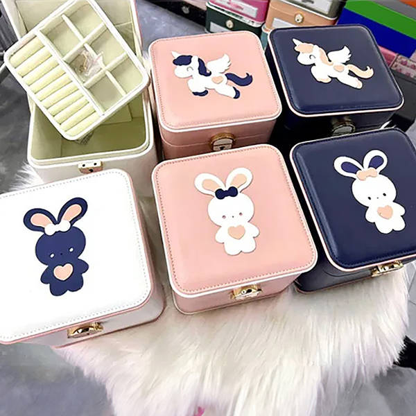 Jewellery Box With Lock - Assorted - Single Piece