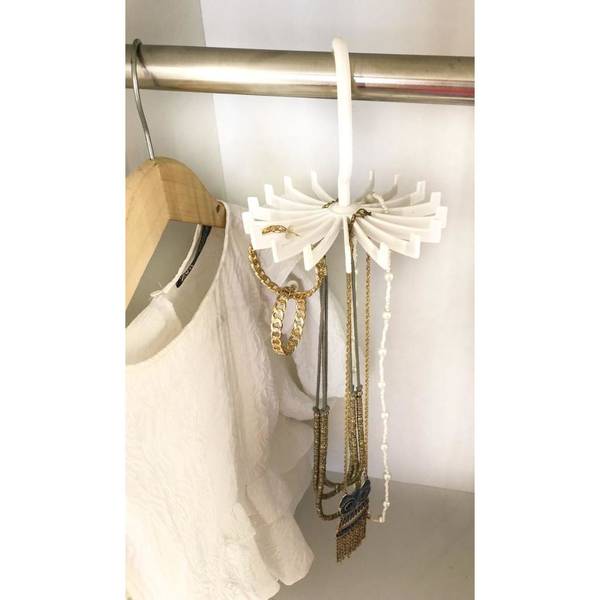 Jewellery Hanger And Organizer - Round - Plastic - Single Piece