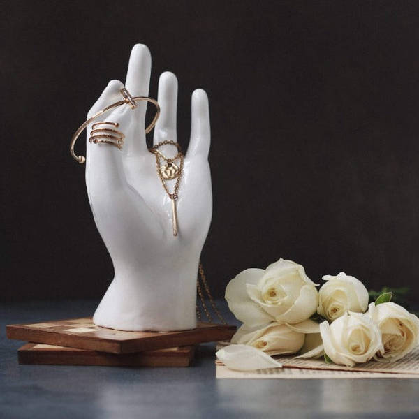 Jewellery Holder - Untainted - White - Single Piece