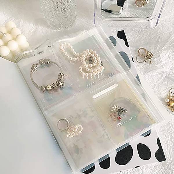 Jewellery Organizer - Book - Transparent - Single Piece
