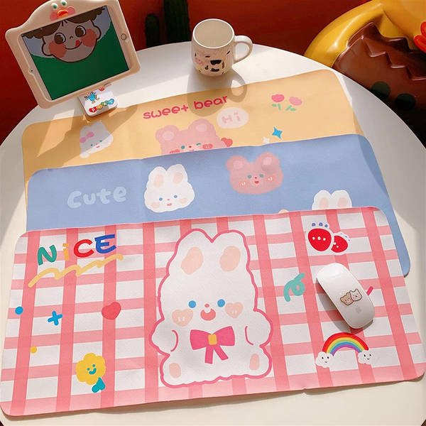 Kawaii Desk Mat - Cute Prints - Assorted - Single Piece