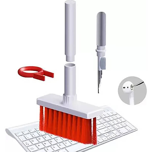 Keyboard Cleaning Brush - 5 In 1 - Assorted - Single Piece