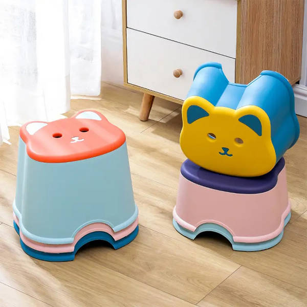 Kitty Face Stool - Assorted - Single Piece