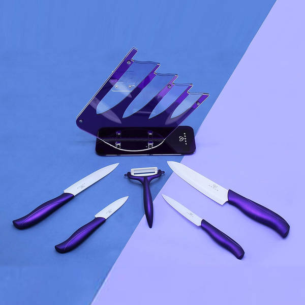 Knives - Purple - Set Of 6