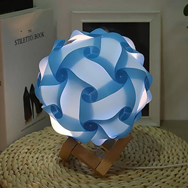 Lamp With Stand - Twisted Design - Single Piece