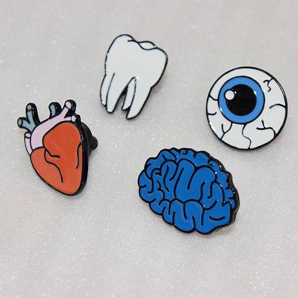 Lapel Pin - Brain