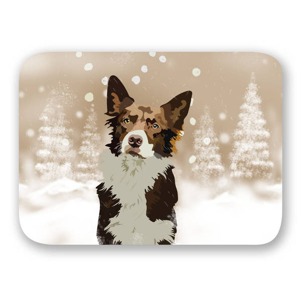 Laptop Sleeve - Snow Pupper