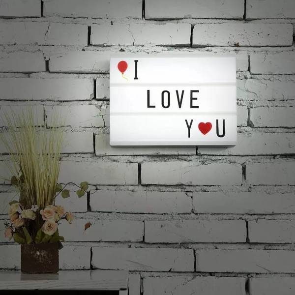 LED Colour Changing Cinematic Light Box With Remote - Single Piece