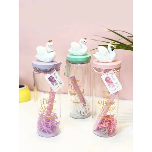 LED Message Bottle - Swan - Single Piece