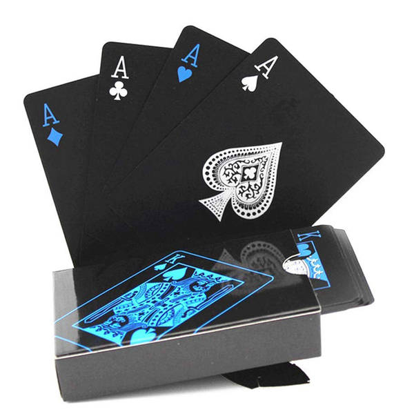 Luxury Waterproof Black Card Deck - Assorted - Single Piece