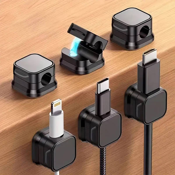Magnetic Cable Clips - Assorted - Set of 6