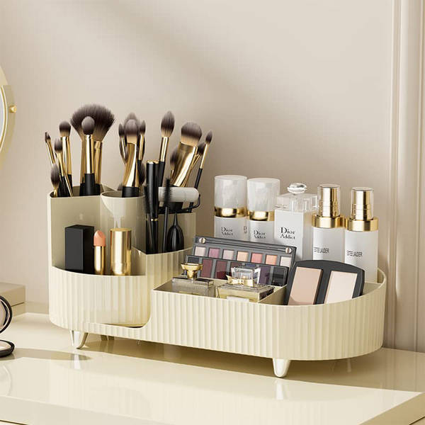 Makeup Organizer - Cream - Single Piece
