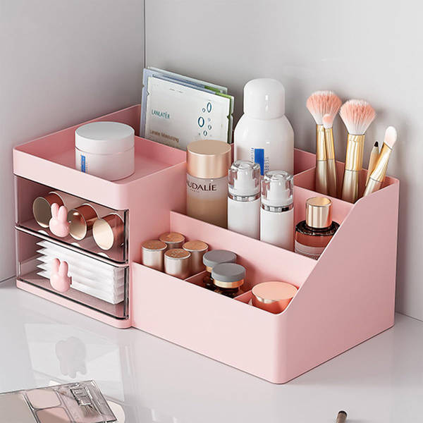 Makeup Organizer With Drawers - Assorted - Single Piece