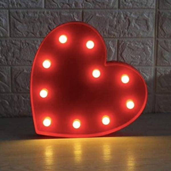 Marquee Light - Heart - Small - Single Piece