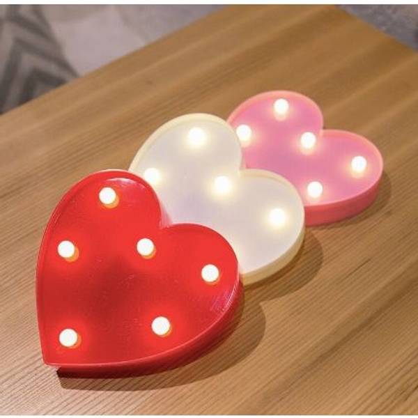 Marquee Light - Heart - Small - Single Piece