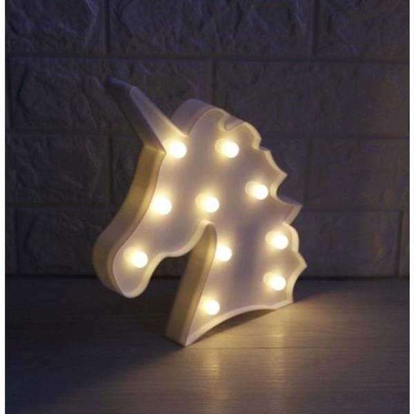 Marquee Light - Unicorn Head - Single Piece