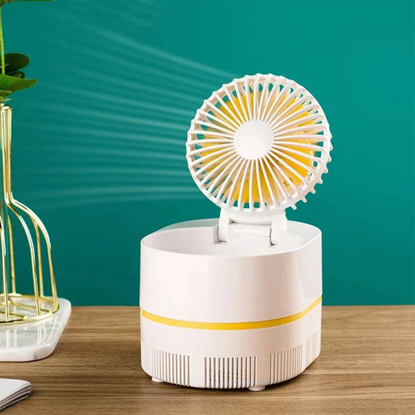 Mini Rechargeable USB Fan And Mosquito Repellent - Assorted- Single Piece