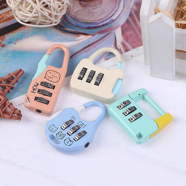 Mini Safe Luggage Lock - Assorted - Single Piece