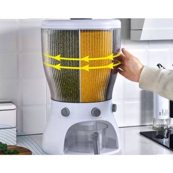 Multipurpose Dispenser With Cup - Rotatable - Assorted - Single Piece