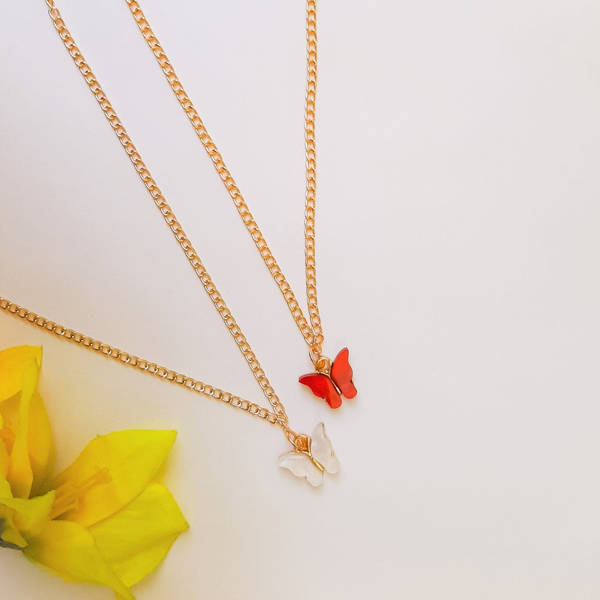 Necklace - Butterfly Charm - Single Piece
