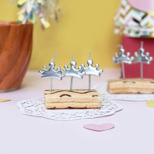 Party Candles - Crown - Set Of 5