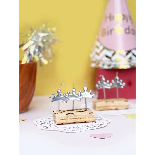 Party Candles - Crown - Set Of 5