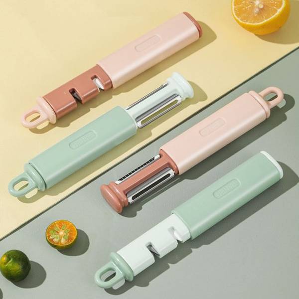 Peeler And Knife Sharpener - Single Piece