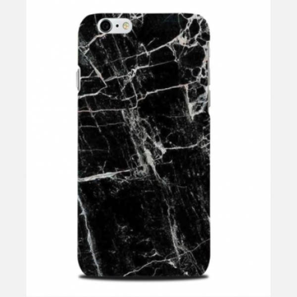 Phone Cover - Marble - Black - Samsung S7 Edge