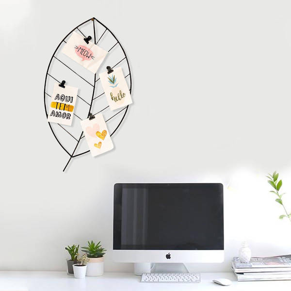 Photo Grid With Clips - Leaf - Single Piece