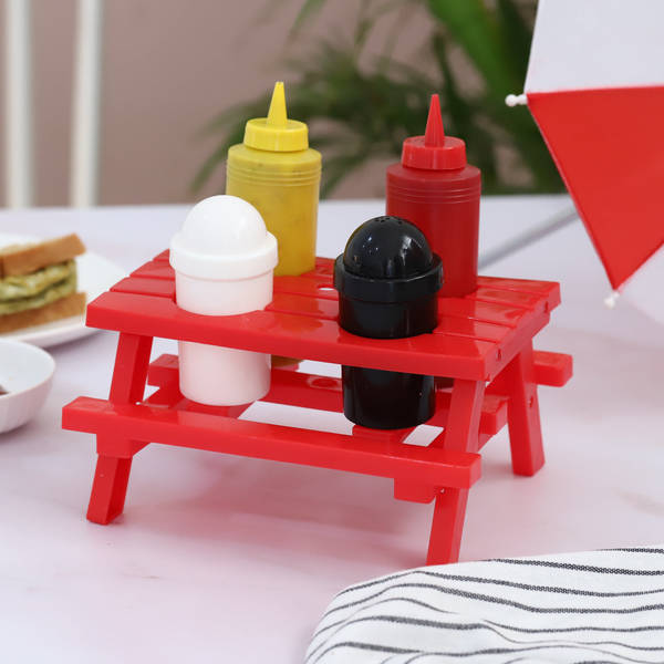 Picnic Bench - Condiments Holder Set