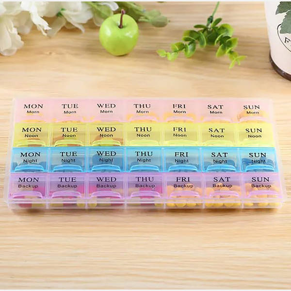 Pill Box - Weekly - 4 Layer