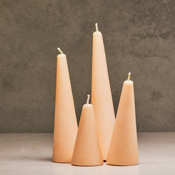 Pillar Candle - Sunshine - Jasmine - Set Of 4