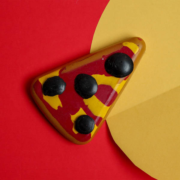 Pizza-Shaped Crayon - Single Piece