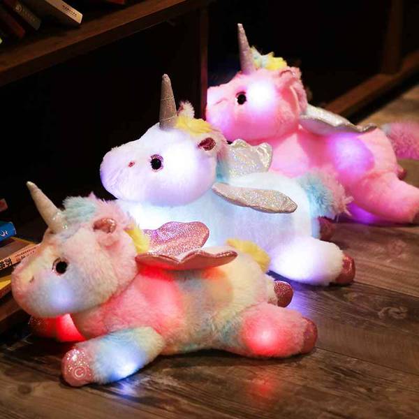 Plush LED Cushion - Unicorn - Single Piece