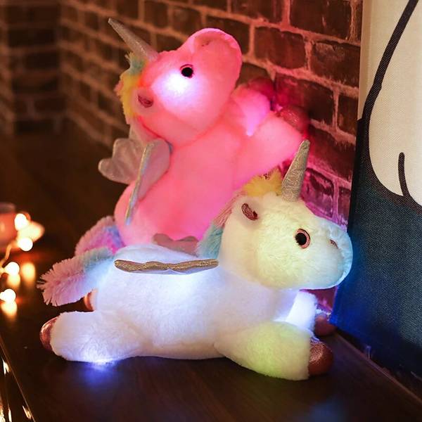 Plush LED Cushion - Unicorn - Single Piece