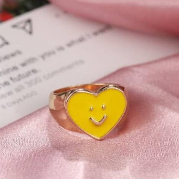 Ring - Heart - Smiley - Single Piece - Juju Joy
