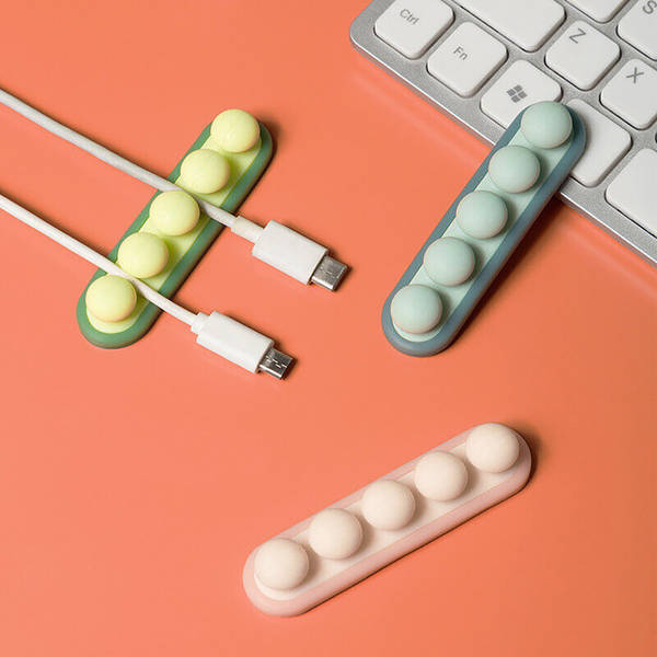 Silicone Cable Organizer - Assorted - Single Piece