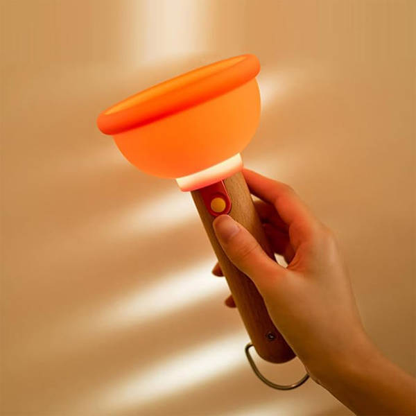 Silicone Plunger Lamp - Assorted - Single Piece