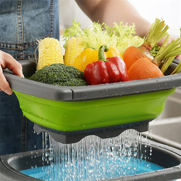 Silicone Washing Tray - Expandable - Assorted - Single Piece