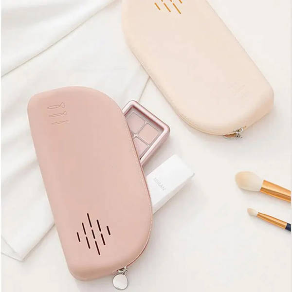 Soft Silicone Cosmetics Pouch - Assorted - Single Piece