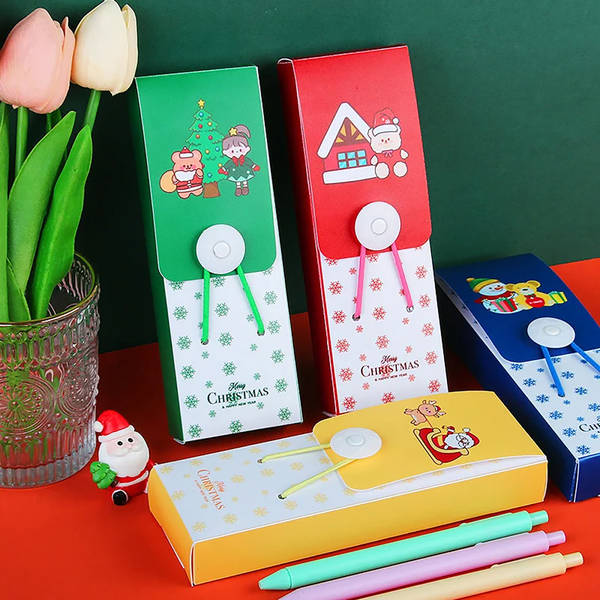 Stationery Case With Elastic Band - Assorted - Single Piece