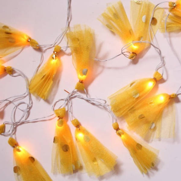 String LED - Yellow Potli - 20 Lights