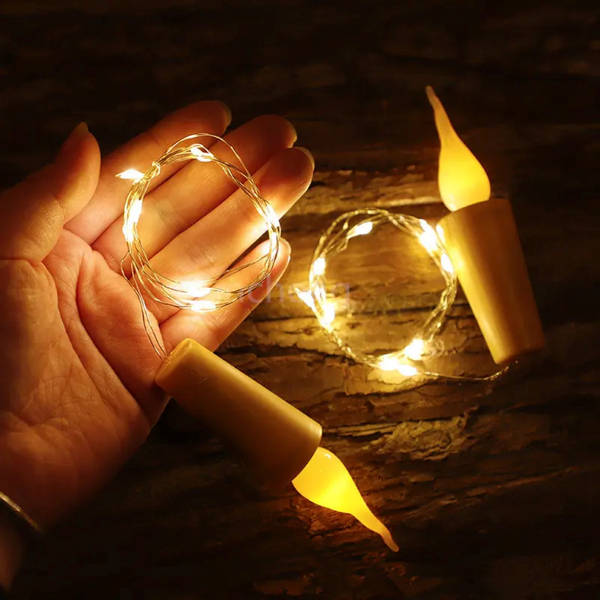 String Lights - Bottle Cork - Candle - Single Piece