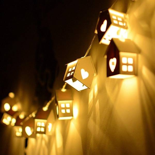 String Lights - House - 2m