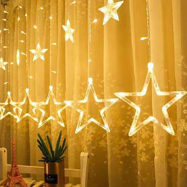 String Lights - Star Curtain - Assorted - 3m