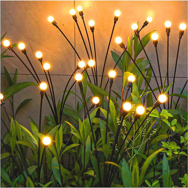 Swaying Fireflies Light - Solar Powered - Assorted - Set Of 2