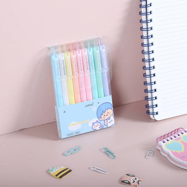 TicTac Pastel Colour Pen- Set of 9